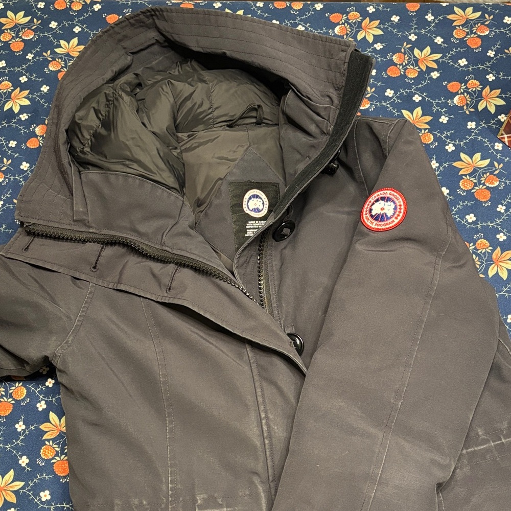 Canada Goose Navy Blue Rossclair Parka